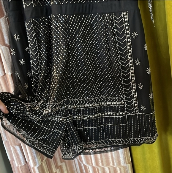🍂🍁RARE HTF!!! NWT RIVER ISLAND 20 EMBELLISHED PLAYSUIT ROMPER - Picture 7 of 8